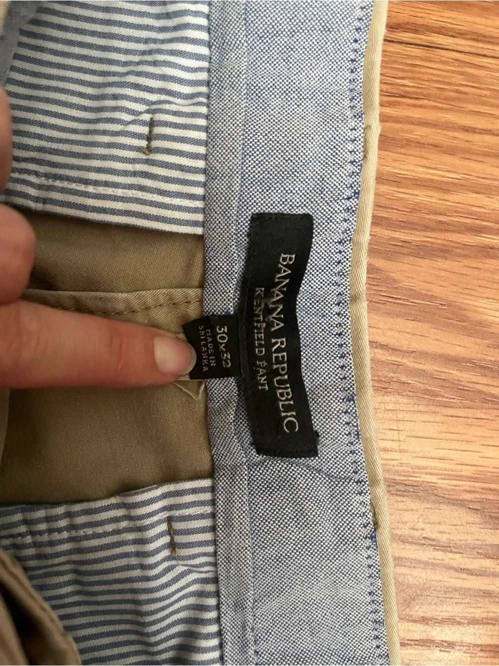 Banana Republic Kentfield Pant Chinos Tan Khaki 30x32